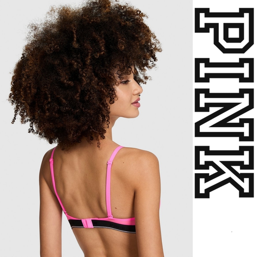 Victoria's Secret PINK 🩷 Wear Everywhere Push-Up Wireless Bra - 34D - Picture 2 of 5